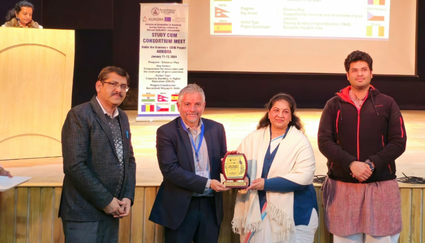 Banasthali Vidyapith coordinates the Erasmus+ CBHE project; partners from six countries