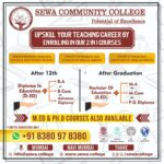 Online Admissions Now Open at Sewa Community College! Enrol for Exclusive Educational Offers and Flexible Learning Opportunities