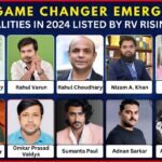 10 Game changer Emerging Personalities in 2024 Listed by RV Rising Media.