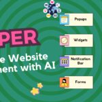 Poper: Elevating Website Engagement with AI Powered Widgets and Popups
