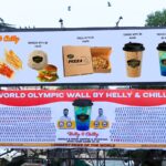 Helly & Chilly's Record-Breaking Feat: 850-Foot Hoarding Celebrates Olympic Champions