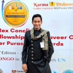 Educationist and Karate Coach Dr. Pradeep Kumar Yadav honored with the Rex Karmaveer Chakra Award by iCONGO in partnership with United Nation