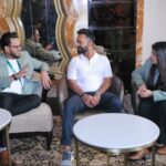 Dinesh Karthik, Shazi Ahmad, Dr. Rashid Khan Present at the Press Conference of (T10-STCL) T10 Super Tennis Cricket League in Mumbai