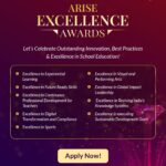 ARISE launches ARISE Excellence Awards 2025....Opens applications for schools across India to showcase their contribution towards Nation Building