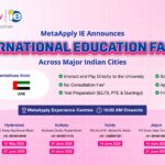 MetaApply IE is set to host International Education Fair 2025 Across Major Indian Cities