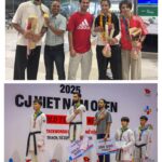 India Shines at CJ Vietnam Open 2025: Peace Taekwondo Academy Athletes Bring Home 1 Gold, 2 Bronze