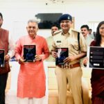 Higher Education Minister releases book titled “Cyber Crime Prevention & Fraud Management” in Indore.