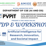 RAHSS, CMAOI, AMIEE & PVPIT Maharashtra host 1-week FDP on "AI for Research, Innovation, and Societal Impact”