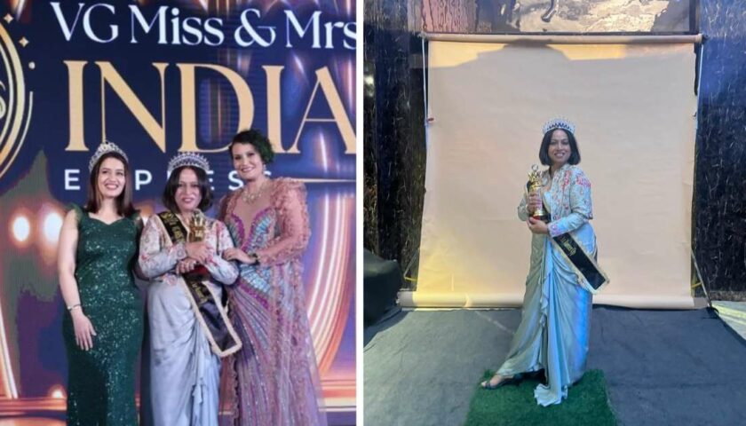 Delhi Saree Designer VG Mrs India 2025 Handloom Sarees Delhi Pageant Contestant Business Owner Indian Textile Artisan Empowerment Vandana Singh Designer Heritage Saree Collection
