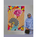 Bahrain’s Zainab Bassai was Honoured with a second place at India art festival for her masterpiece “A Lady with the Rose.”