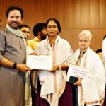 Bala Bharathi Kodali Felicitated by Minister of Mines of India G. Kishan Reddy