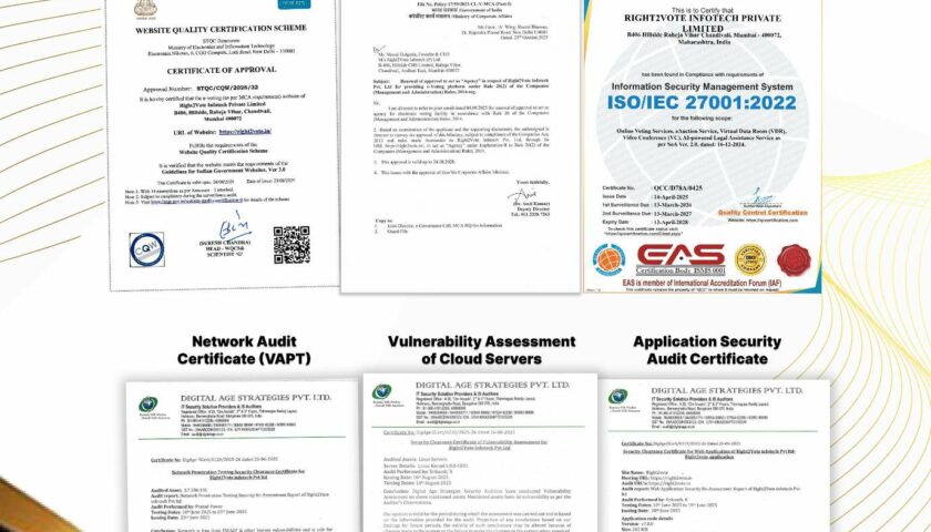 #Right2Vote #eVoting #OnlineVoting #DigitalDemocracy #SecureVoting #ElectionTechnology #MadeInIndia #GovtApproved #STQCCertified #ISO27001 #MCACertified #CERTIN #VotingRevolution #WorldsBesteVotingPla