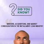 Mergers, Acquisitions, and Market Consolidation in the Installment Loan Industry