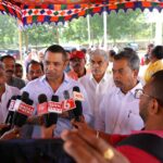 MLA Vasantha Krishna Prasad and KDCCB Chairman Nettem Raghurama Inaugurate APFA State-Level Football Tournament in Mylavaram
