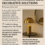 Spheero International: Shaping Global Elegance Through Brass Customized Decorative Creations