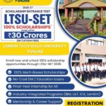 Lamrin Tech Skills University Punjab(LTSU) — Admissions Open for AY 2026–2027; ₹30 Crore Merit Scholarships Announced