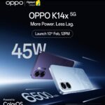 OPPO K14x 5G Set to Launch in India on 10th February 2026 Power, Performance and Smoothness Come Together in the Next K Series Smartphone