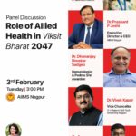 Virohan Co-Hosts a Panel at AIIMS Nagpur on Allied Health for Viksit Bharat 2047