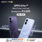 OPPO K14x 5G Goes on Sale in India from Today, Starting at an Effective Price of ₹13,499 OPPO K14x 5G Goes on Sale in India from Today, Starting at an Effective Price of ₹13,499