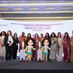 Mission ShakthiSAT Mascot Unveiled at BRICS CCI WE Summit 2026 - A Global Call for Inclusive Space Collaboration Led by India