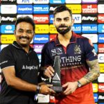 Amravati’s Pride Shines on the IPL Stage as Piyush Nandurkar Presents Angel One Super Six Award to Virat Kohli