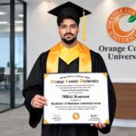 Mikki Koomar Reaches New Academic Milestone with BBA Graduation, as Orange County University CAO Dr. Ryan Doan Extends Special Congratulations