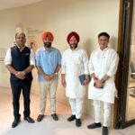 Nikhil Singhal Meets CWC Member & AICC Administration In-Charge Gurdeep Singh Sappal, Raises Key Noida & Gautam Buddh Nagar Issues